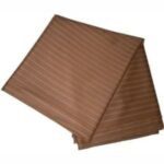 Striped Brown Cashmere Material