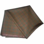 Brown Checkers 7 Star Italian Cashmere Material