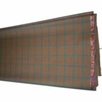 Brown Checkers 7 Star Italian Cashmere Material