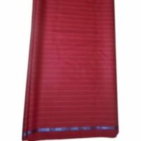 Striped Red 7 Star Italian Cashmere Material