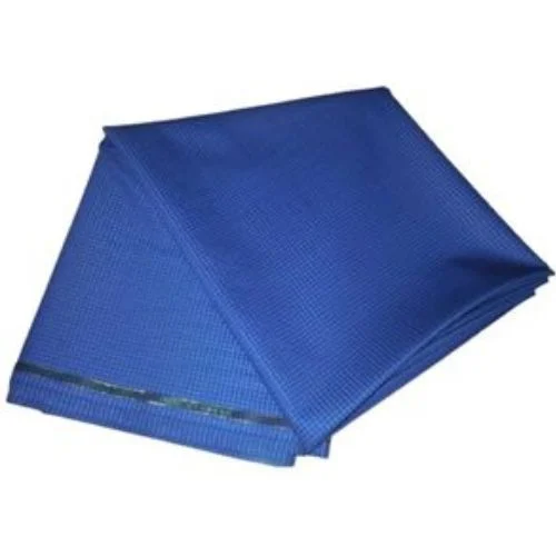 Checkers Blue 7 Star Italian Cashmere Material