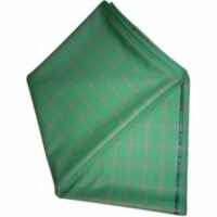 Green Checkers 7 Star Italian Cashmere Material