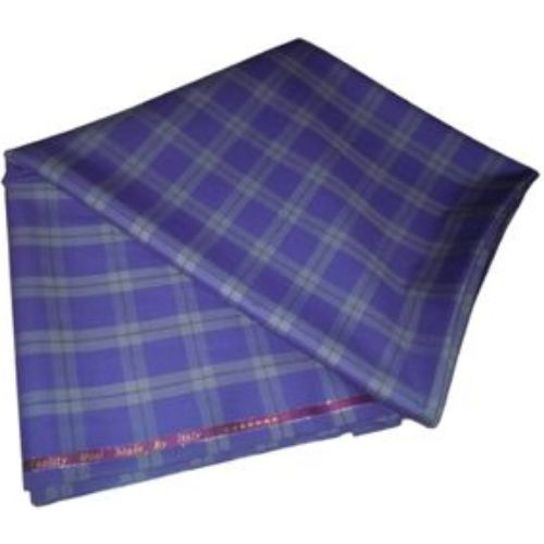 Purple Checkers 7 Star Italian Cashmere Material