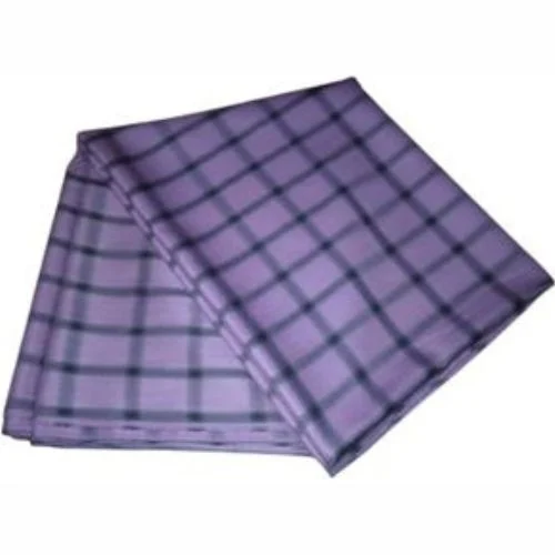 Onion & Black Checkers Cashmere Material