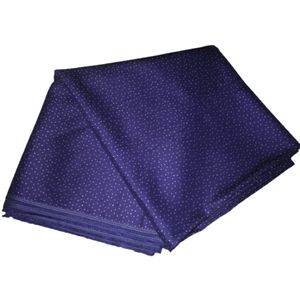Purple & White Checkers Cashmere Material