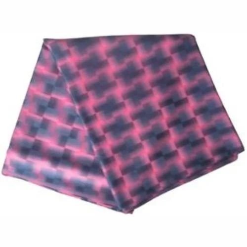 Red & Black Checkers Cashmere Material