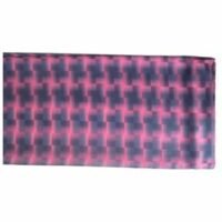 Red & Black Checkers Cashmere Material