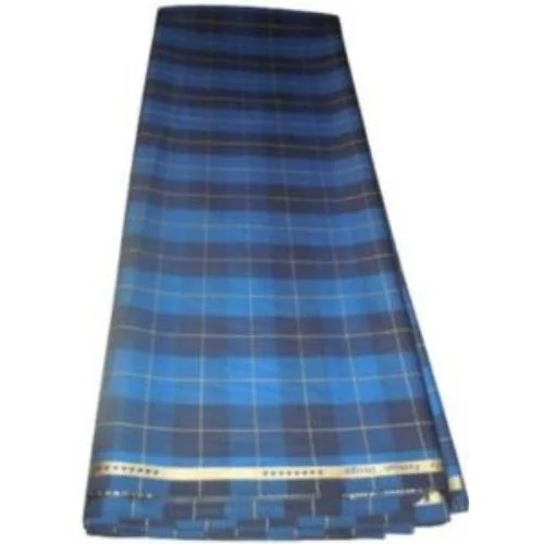 Blue Checkers 8 Star Italian Cashmere