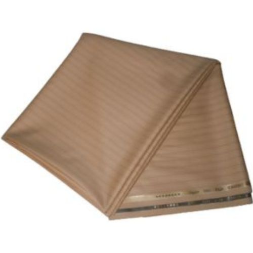Striped Golden Brown 8 Star Italian Cashmere Material