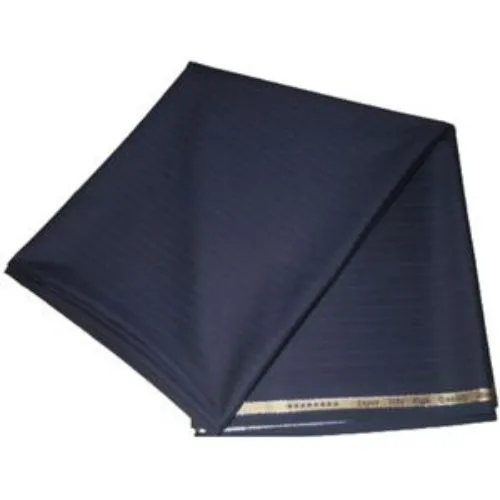 Navy Blue With Red Striped 8 Star Italian Cashmere material