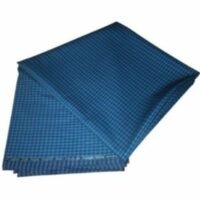 Green & Blue Checkers 7 Star Italian Cashmere (4Yards)