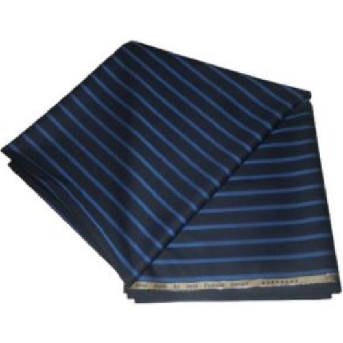 Striped Black 8 Star Italian Cashmere Material