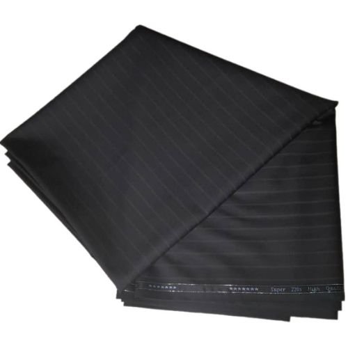 Striped Black 7 Star Italian Cashmere Material