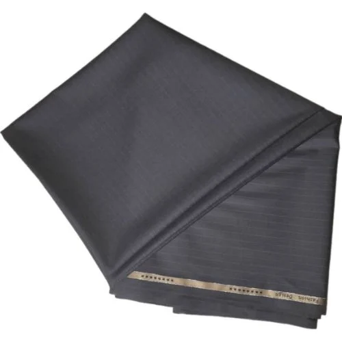 Striped Dark Ash 8 Star Italian Cashmere Material