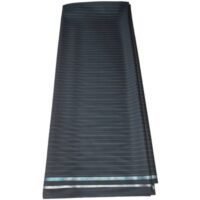 Striped Dark Green 7 Star Italian Cashmere material