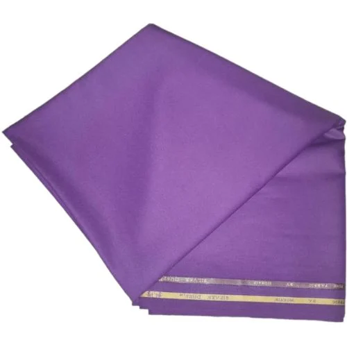 Purple T/R Silver Dust Italian Cashmere Material